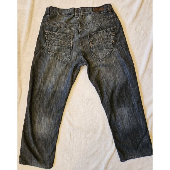 Jordan Craig Jeans Mens 36 x 32 * Fits Like 34" Straight Wide Denim Pants - Picture 7 of 16